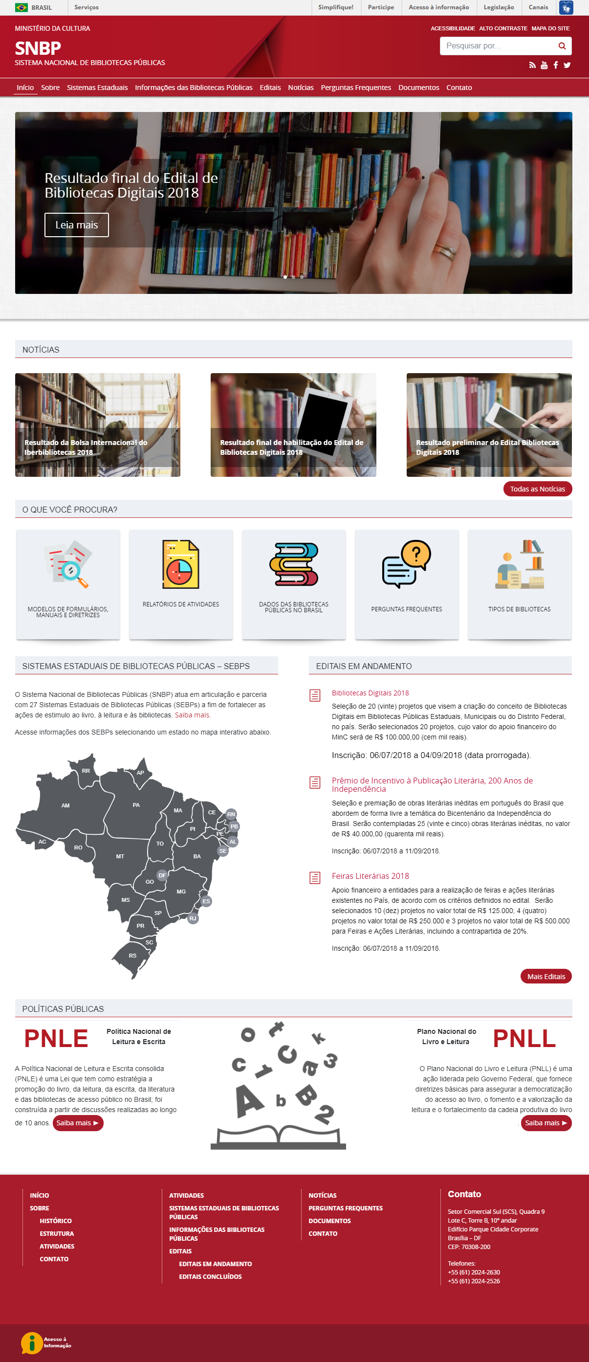 Sistema Nacional De Bibliotecas Públicas Tem Novo Site – AGCIP